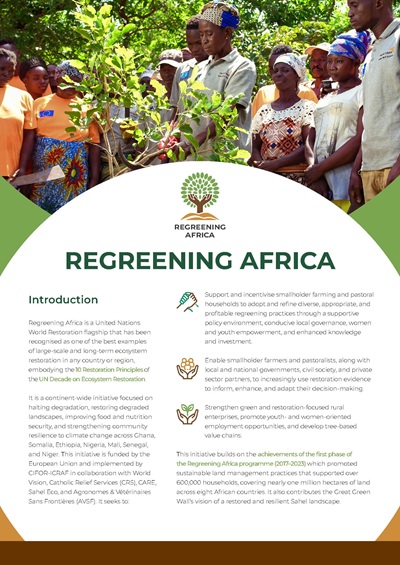 thumbnail of Regreening Africa