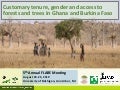 thumbnail of  Customary tenure, gender and access to forests and trees in Ghana and Burkina Faso