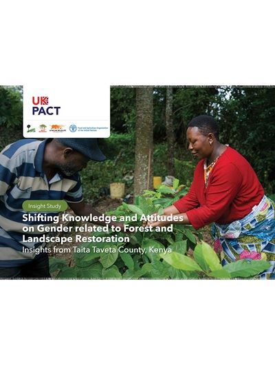 thumbnail of Shifting Knowledge and Attitudes on Gender related to Forest and Landscape Restoration: Insights from Taita Taveta County, Kenya
